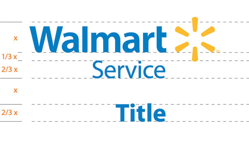 Walmart logo guidelines